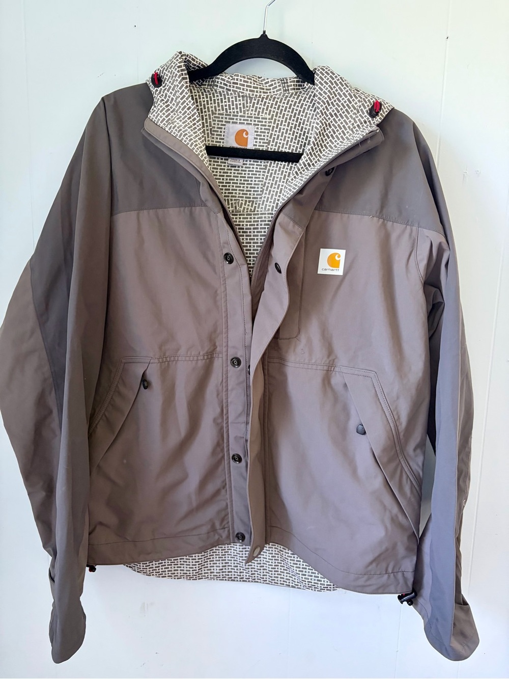 Carhartt "Shoreline" Storm Defender Waterproof Jacket Grey
Mens Size S Unisex
